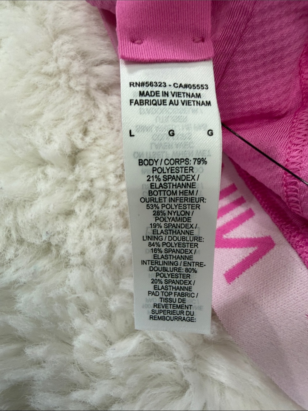 Nike Pink Strappy Light-Support Sports Bra,Size L - Picture 11 of 15